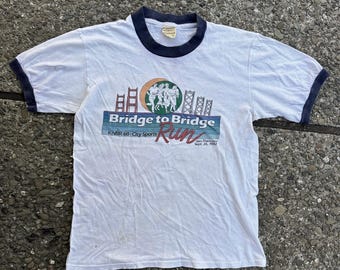 Vintage 1982 - "Bridge To Bridge Run" T-Shirt (B4)-