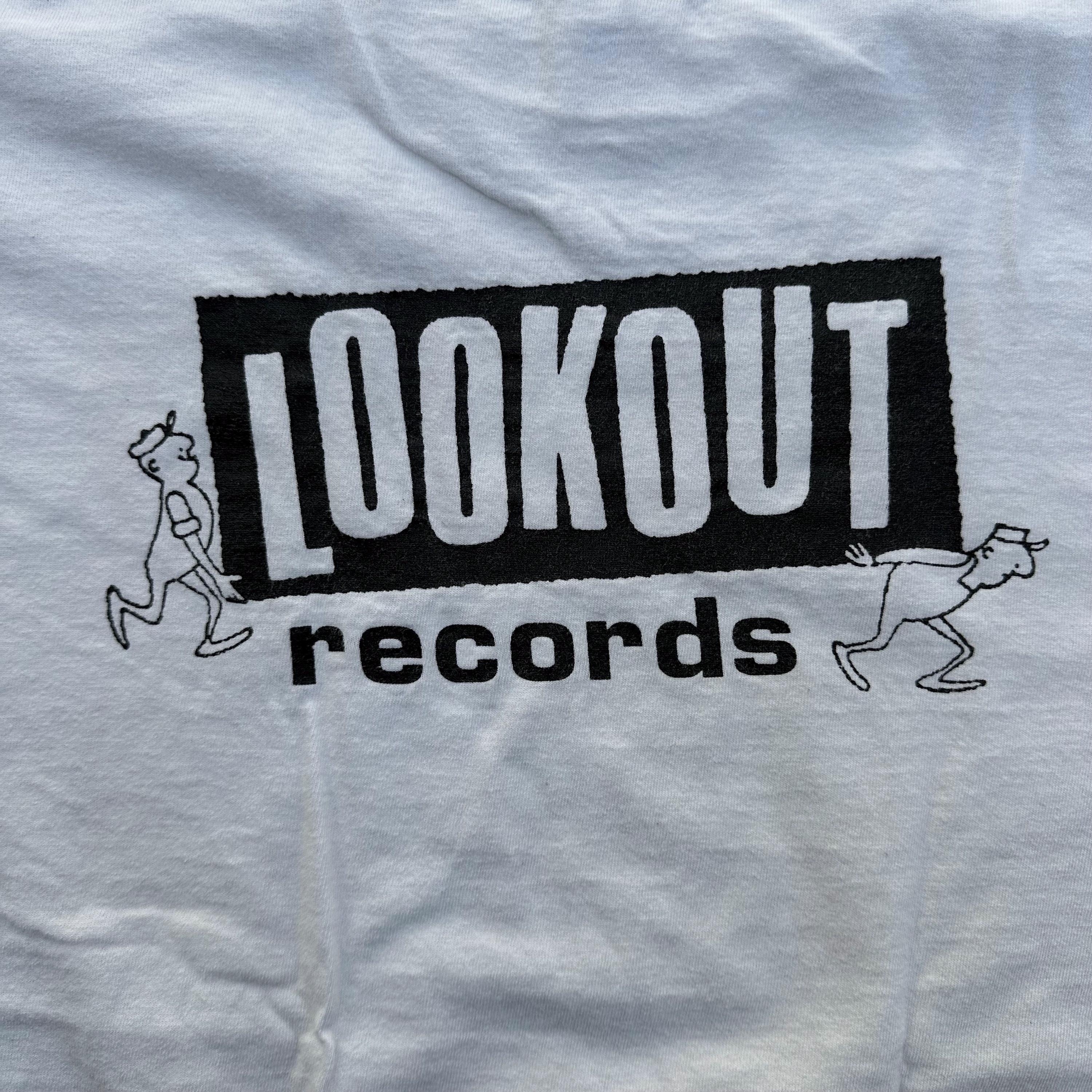 LOOKOUT RECORDS Tシャツ LOOKOUT! RECORDS Tシャツ LOGO WHITE | 45REVOLUTION
