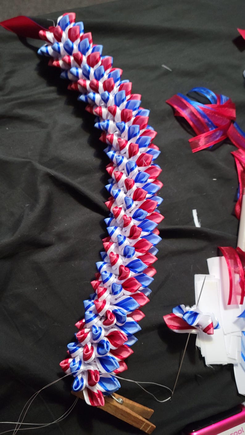36in Ribbon Lei Spiral Style for Graduation,birthday,mothers Day ...