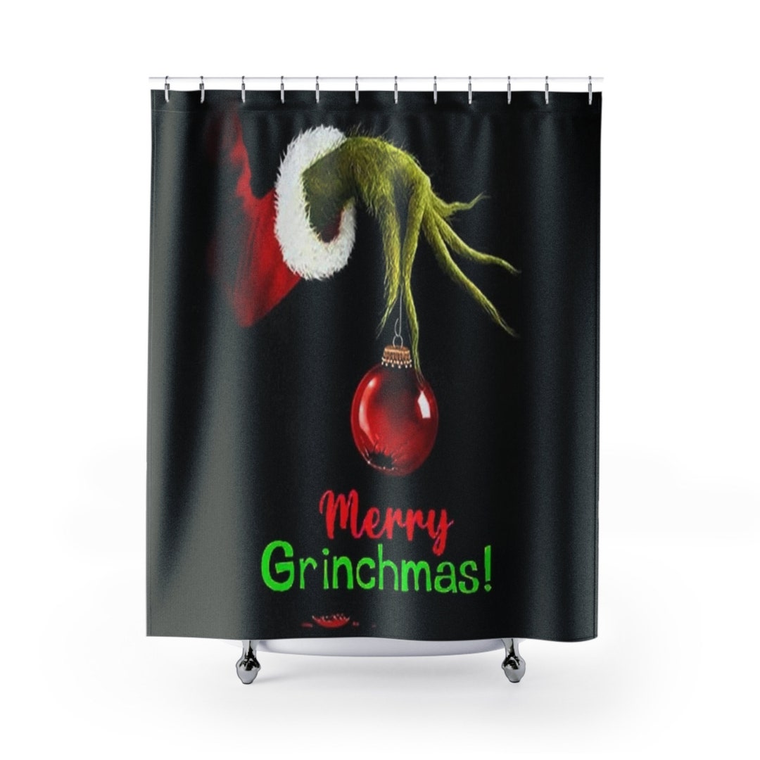 The Grinch Shower Curtains Etsy