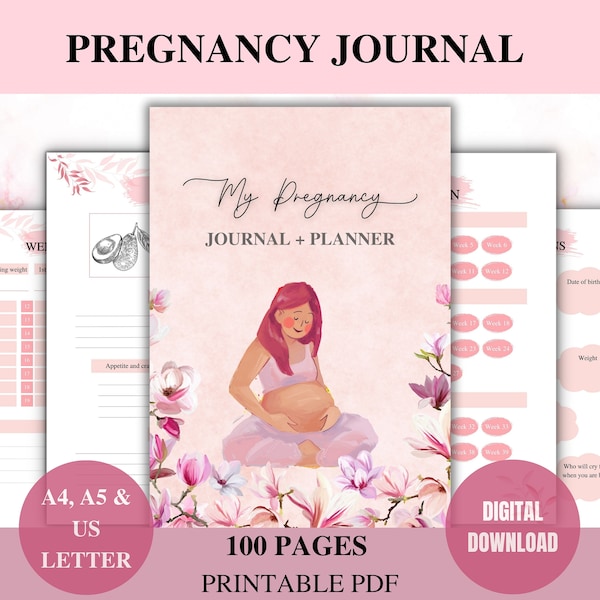 Pregnancy Journal - Etsy