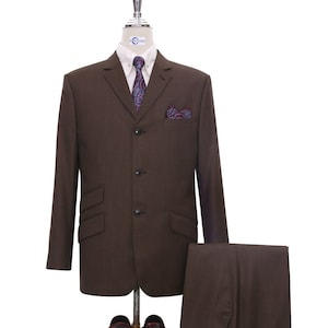 Mod Suit | 60s Style Brown Suit