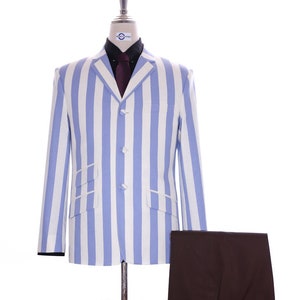 Striped boating blazer sale on sale