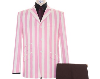 pink and white blazers