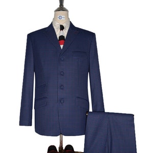 4 Button Suit - Navy Blue Goldhawk Suit