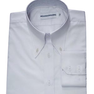 White Button Down Collar Shirt