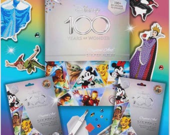 Craft Buddy Disney 100 Years of Wonder Crystal Art Sticker Starter Pack