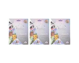 ディズニー クリスタルアート DISNEY 100 CRYSTAL ART STICKER PACK - NEW - 3 STICKERS +