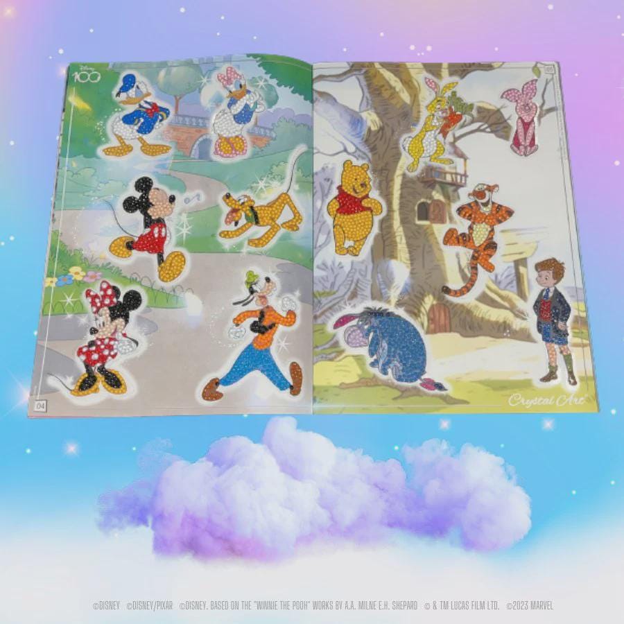 Craft Buddy Disney 100 Years of Wonder Crystal Art Sticker Starter