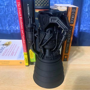 Miniature Decorative Rocket Engine - Aerospace Charm for Your Space
