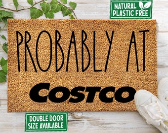 Probably At Hypermarket Doormat All Natural Eco Friendly Coir Rubber Mat Funny Welcome Door Mat Housewarming Gift 314