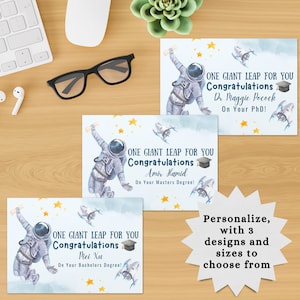 PhD Card For Doctor Graduation Card For Doctorate Graduate Dr Card Congratulations Card For PhD Custom Card For PhD Personalized Gift