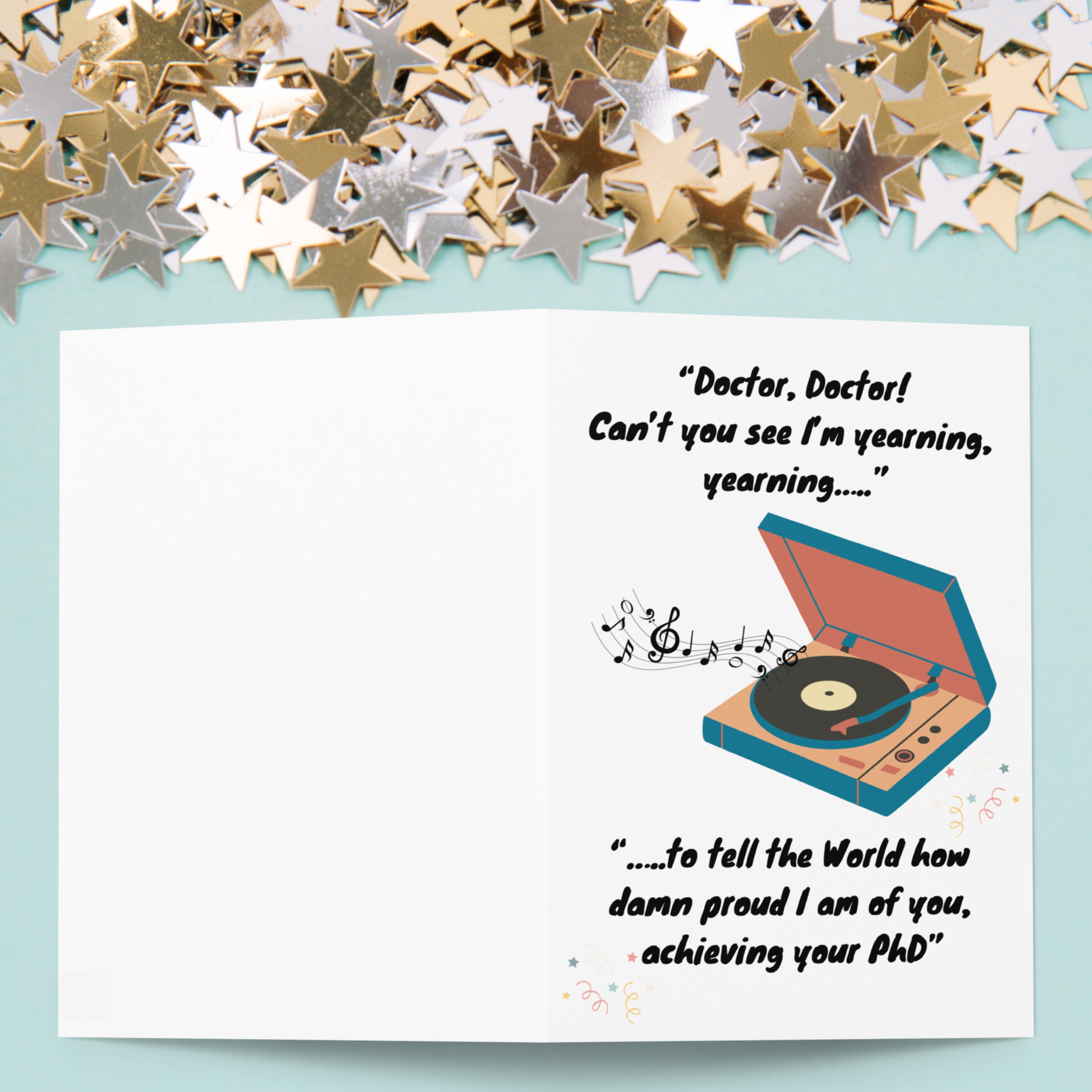 Doctor Graduation Card for New Doctor Graduate Dr Card for Phd Graduate ...