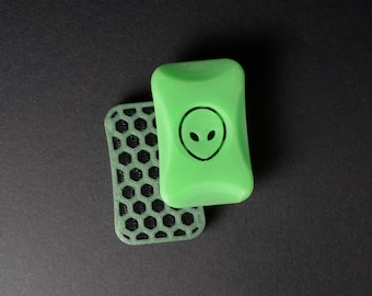 Martian - 3 Click Fidget Slider 3D Gedrucktes Glow In The Dark Fidget Spielzeug
