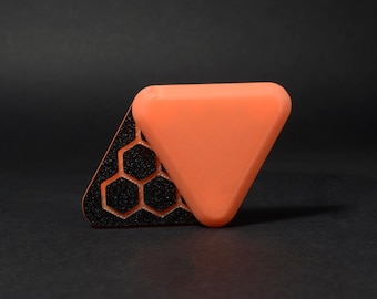 Tri Flip - Fidget slider 3D Printed Fidget Toy Glow In The Dark
