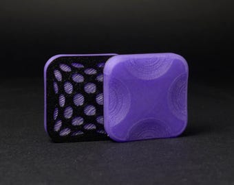 Pivot Pad - 2 Click Square Fidget Slider 3D Gedrucktes Glow In The Dark Fidget Spielzeug