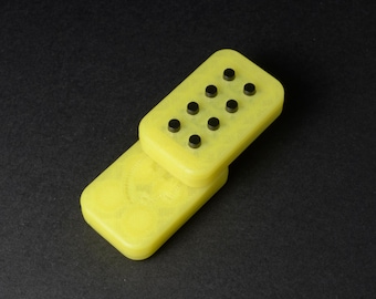 クリックブリックスライダー - 2クリックミニフィジェットスライダー暗闇で光るフィジェットトイ