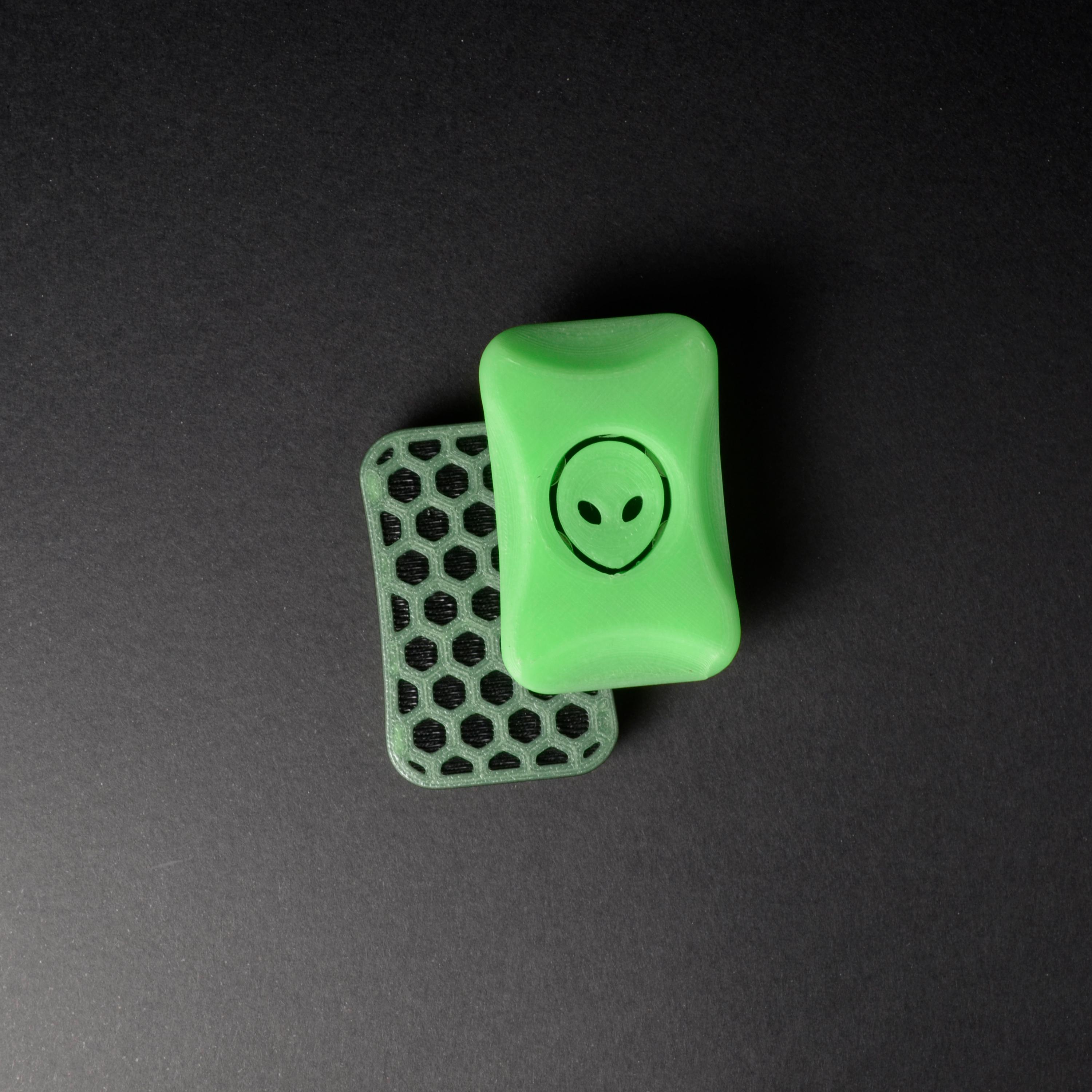 Martian - 3 Click Fidget Slider 3D Gedrucktes Glow In The Dark Fidget Spielzeug