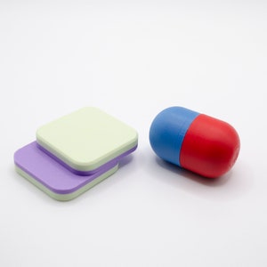 Pivot Pad and Pill Fidget Toy Combo Customizable Colors