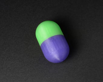 Pivot Pill - 3D Gedrucktes Glow In The Dark Fidget Spielzeug