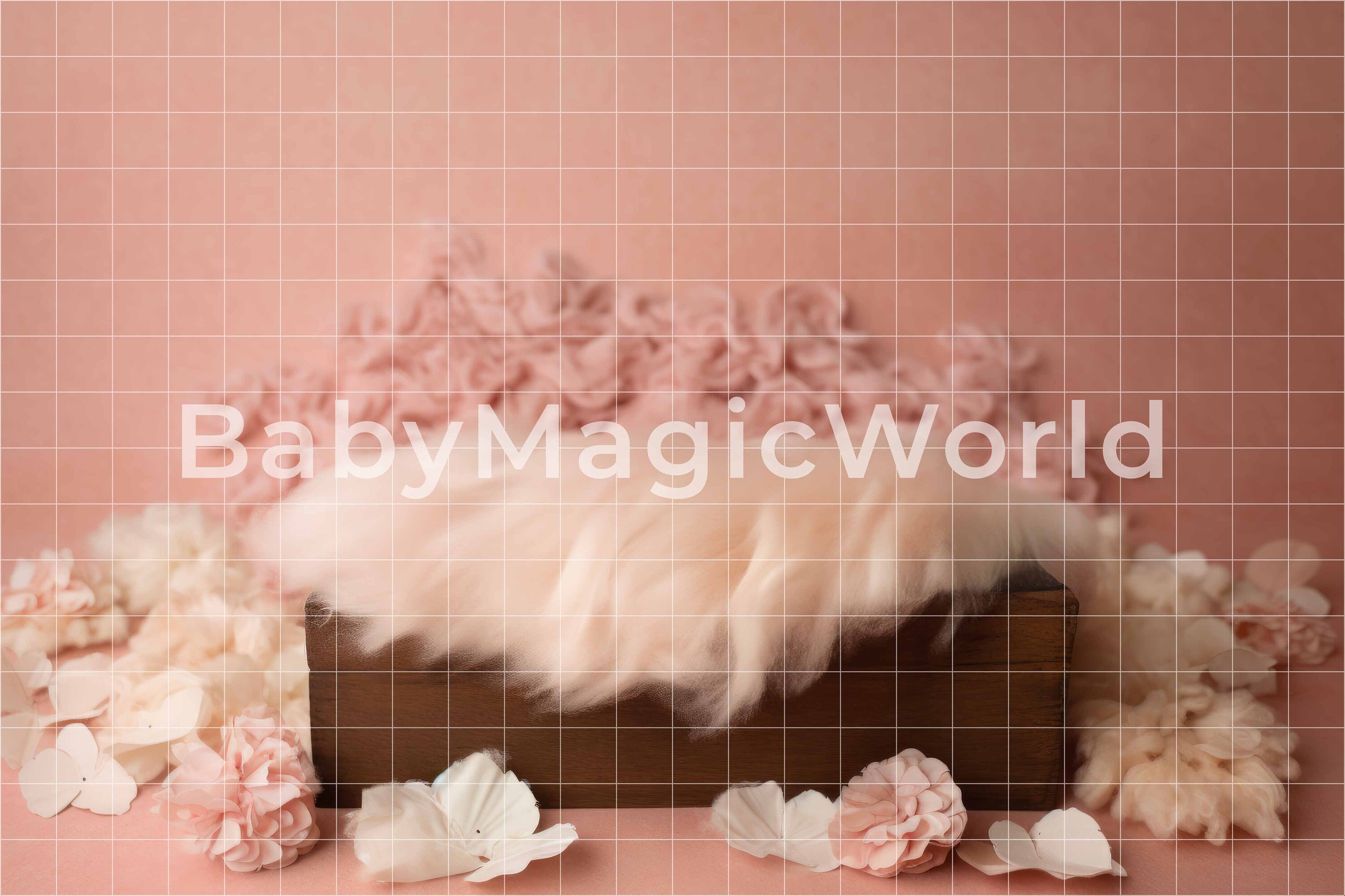 Flower Newborn Digital Background, Newborn Composite Digital Backdrop ...