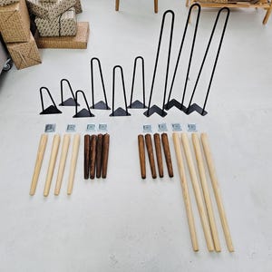 Durable solid wood furniture legs, Classic wooden furniture legs, Round solid wood furniture legs