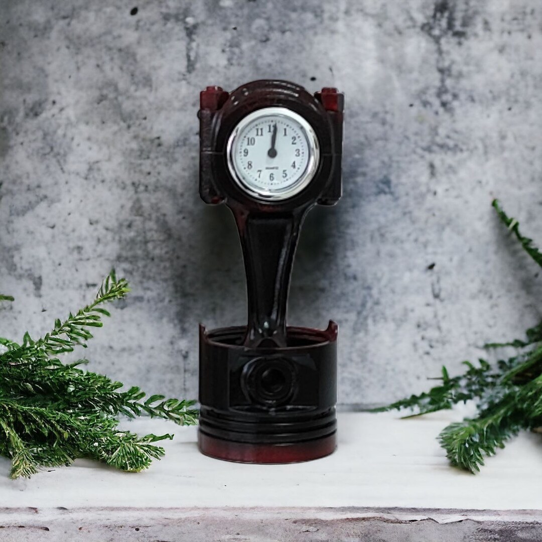 Car Part Clock Desk Clock, Engine Part Clock, Automotive Decor, Car Guy Gift, Gifts ...