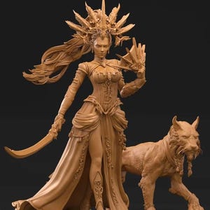 3d stl model,3d printer files,digital print,3d fantasy figure,3d elf model,3d warrior woman,3d woman model,3d printing files,stl for print