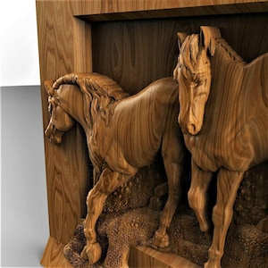3d stl model,cnc machine,wood relief model,3d horse files,cnc router files,wood wall decor,cnc carving files,3d model,digital files,stl file