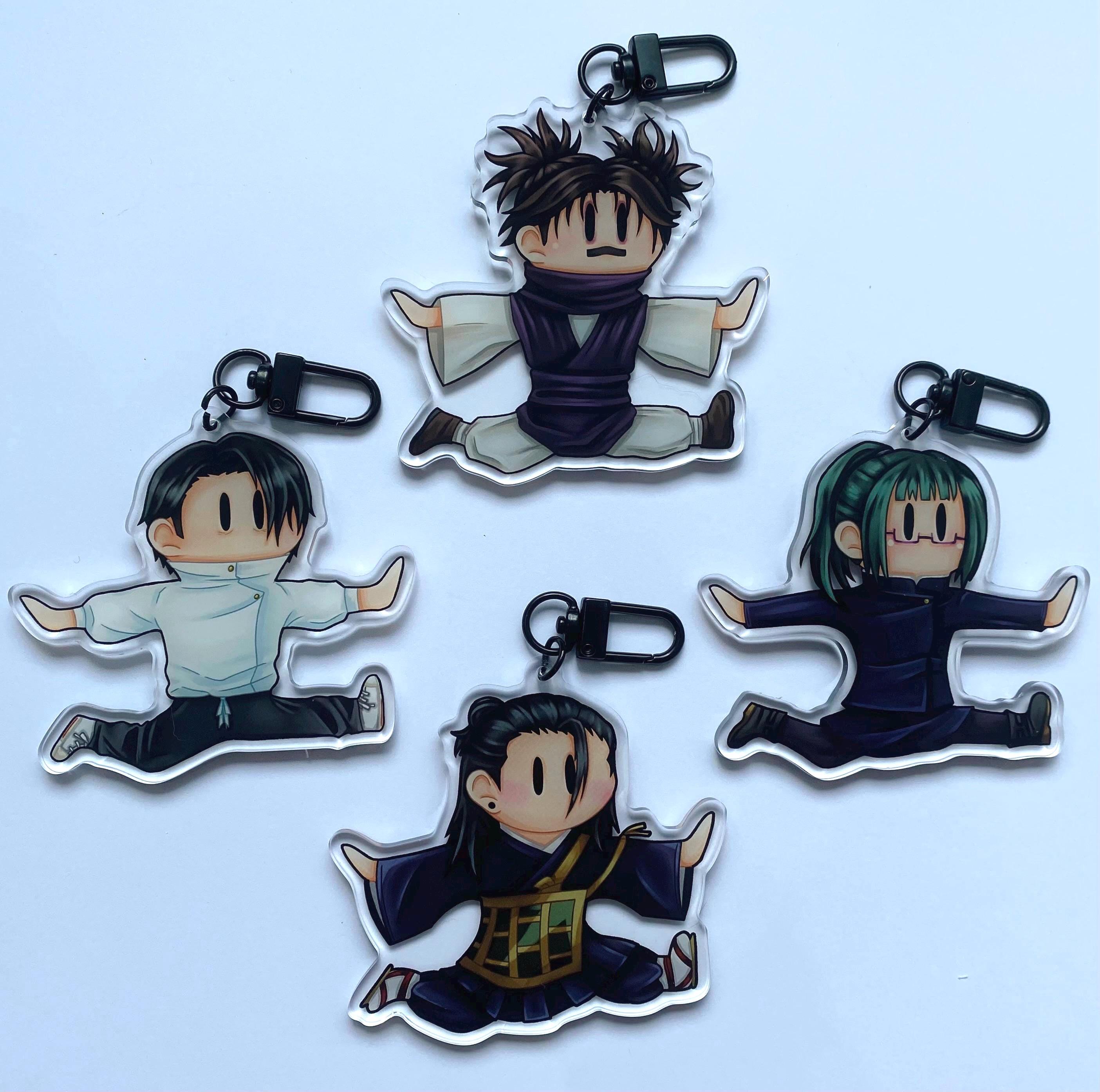 Jujutsu Jump Acrylic Keychains | Jjk - Etsy UK