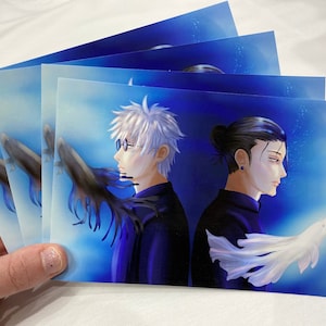 Satosugu beta fish print | jjk