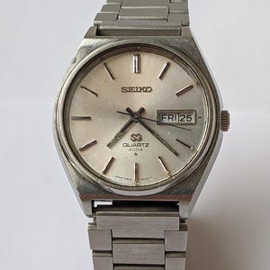 Vintage Seiko men's watch 4004 SQ quartz Japan 0903-8029T new battery