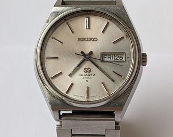 Vintage Seiko men's watch 4004 SQ quartz Japan 0903-8029T new battery