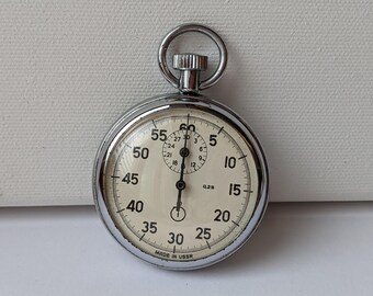 Vintage Soviet mechanical stopwatch AGAT made in USSR