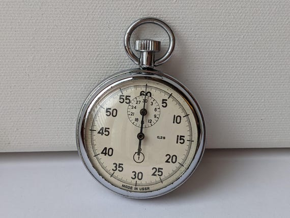 Vintage Soviet mechanical stopwatch AGAT made in USSR