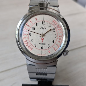 Vintage Luch medisch quartz horloge USSR – nieuwe batterij