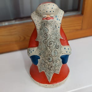 Vintage Christmas Ornament Ded Moroz toy Figure USSR Santa