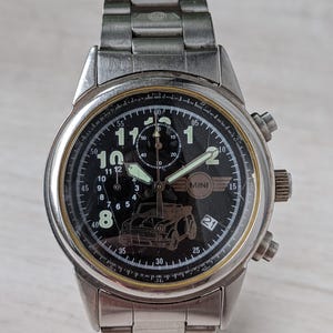 Vintage watch Mini cabriolet 1991 Chronograph limited edition quartz