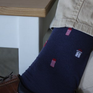 Lighthouses of Portugal Socks (Meias - Farois De Portugal)