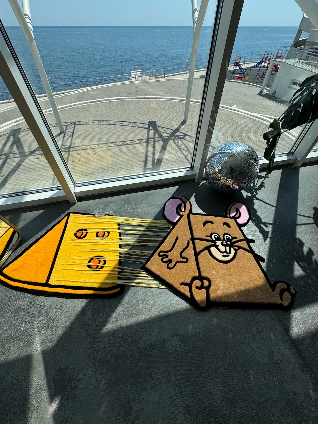 Jerry Fluffy Cheese Rug - Etsy