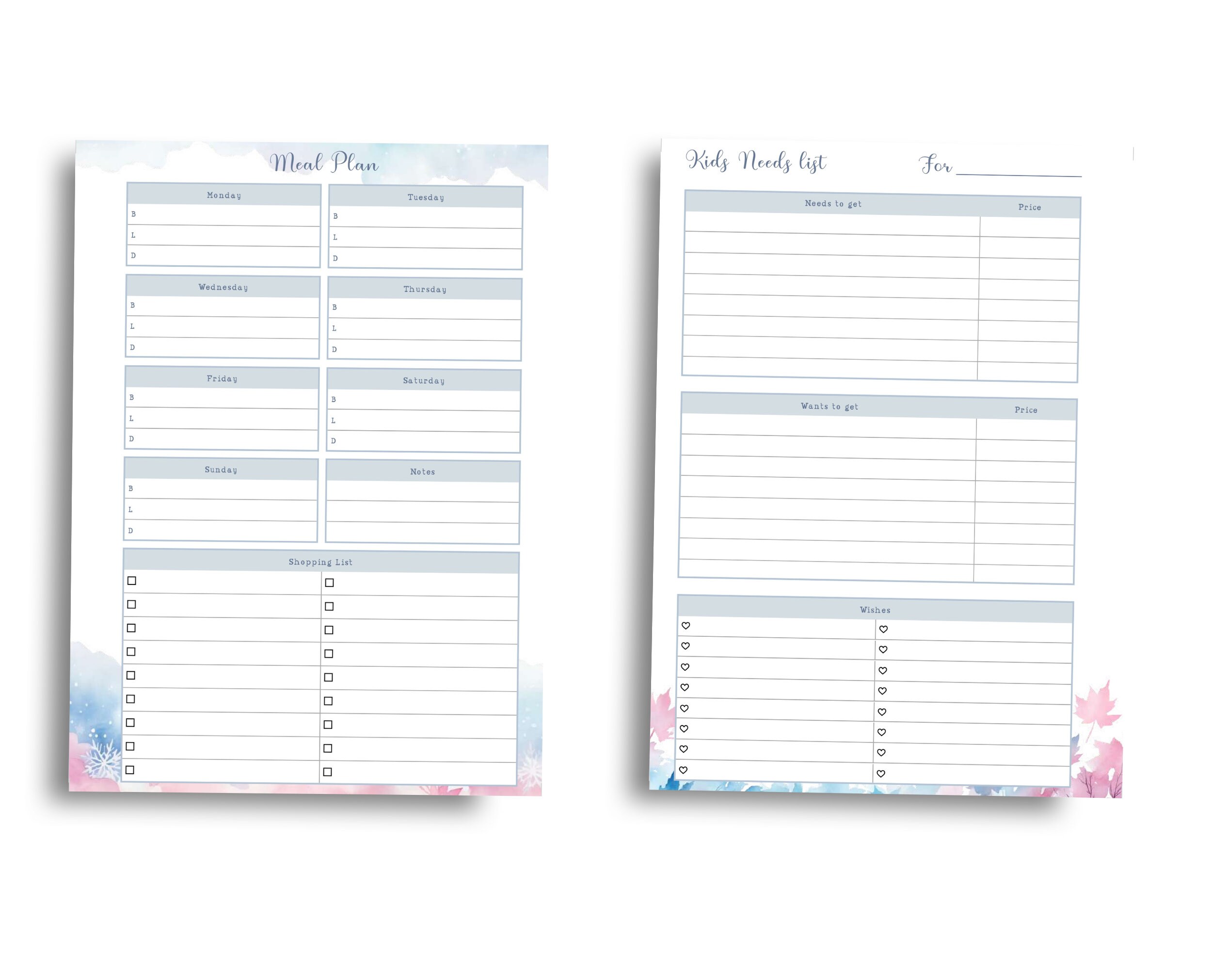 Winter Planner Girl Printable | Personal Life, Productivity, Self ...
