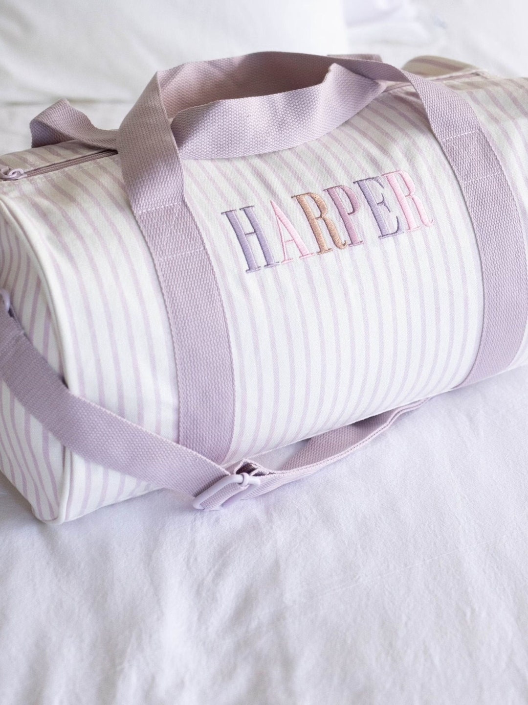 Personalized Children's Duffle Bag Monogrammed Weekender Bag, Perfect