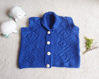 Pull unisexe pour bébé en tricot, gilet pour bébé, cadeaux pour tout-petits