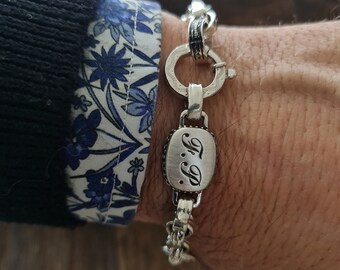 Handmade Silver 925 Bracelet, Unique Style Bracelet, Customizable Silver Bracelet, Free Engraving, Made in Italy