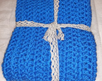 couverture naissance bébé au crochet