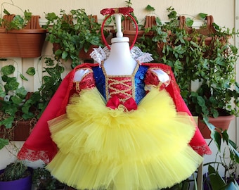 Snow White Inspired Princess Dress, Birthday Gift, Photoshoot Dress