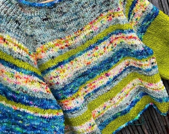 Little Loops Sweater Boucle DK Knitting Pattern Adult - Etsy Little Loops Sweater Boucle DK Knitting Pattern Adult - Etsy