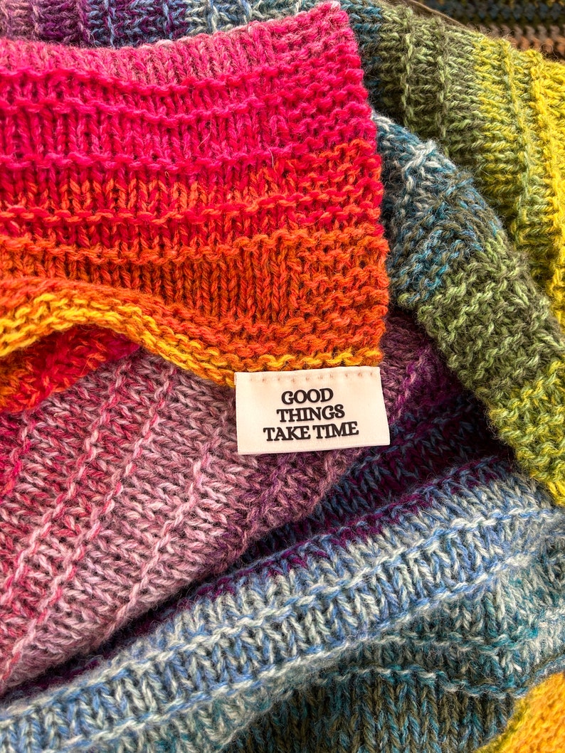 Woven Craft Handmade Clothing Care Instructions Labels Slow Fashion