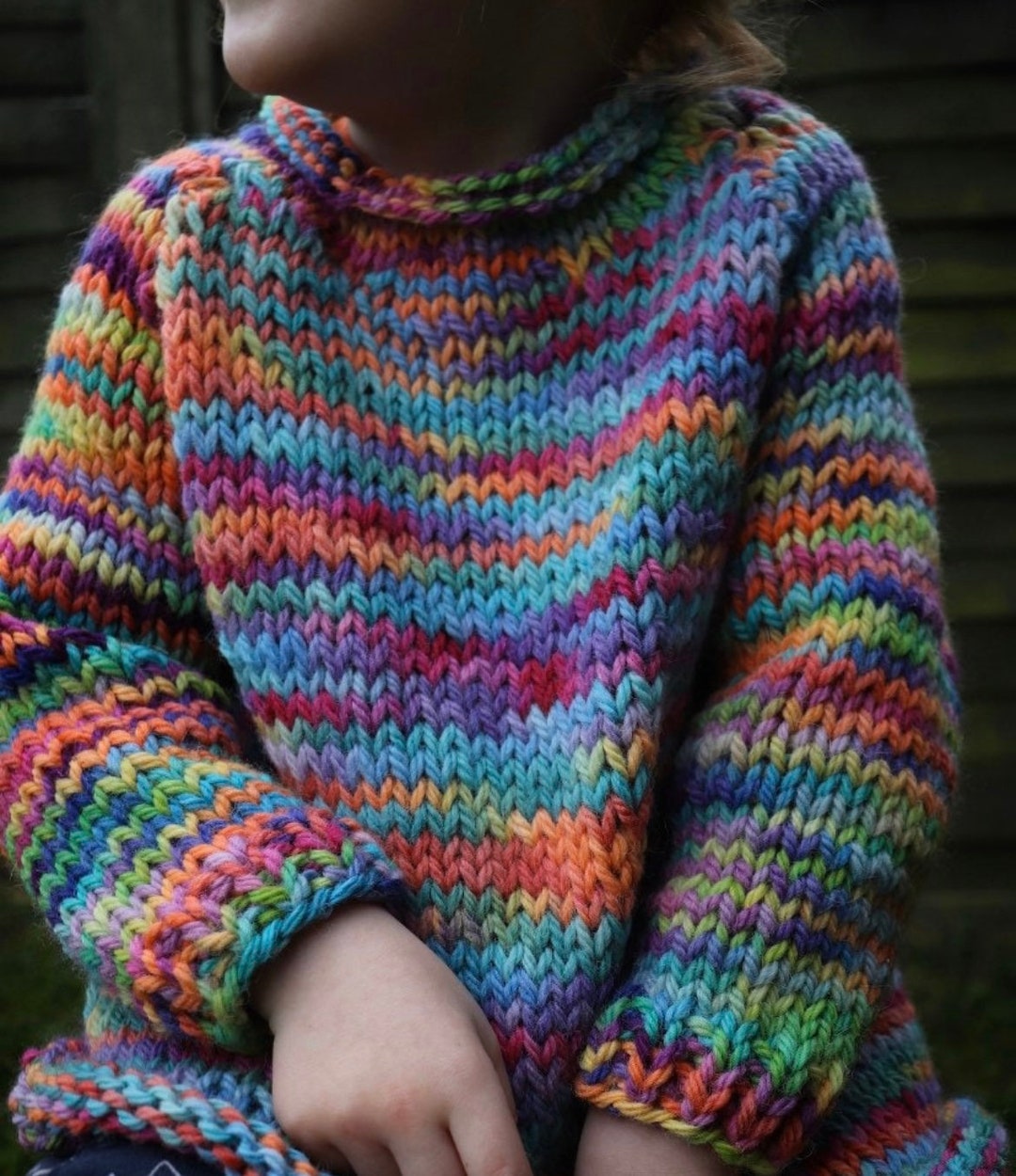 Playtime Sweater Kids Easy Chunky Knitting Pattern - Etsy Playtime Sweater Kids Easy Chunky Knitting Pattern - Etsy