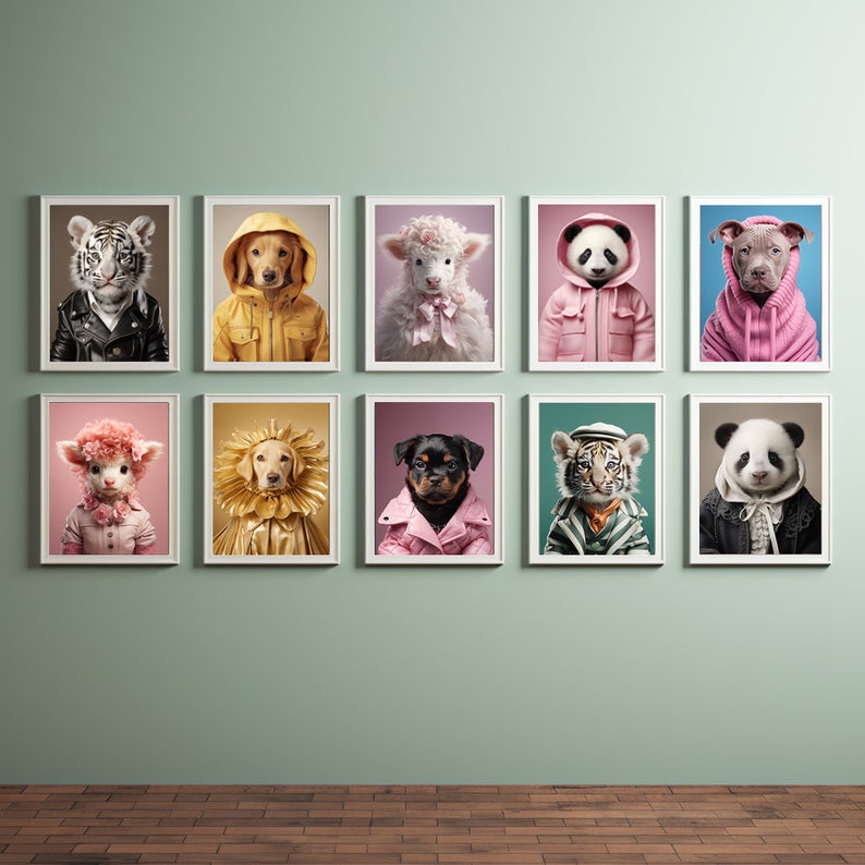 Pet Wall Art, Wall Art, Dogs Wall Art, Wall Art for Baby Room, Kids